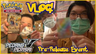 SEMUA HAPPY!! HAPPY POTATOES VLOG Pre-Release Pokemon Pedang dan Perisai di Orange Hobbies
